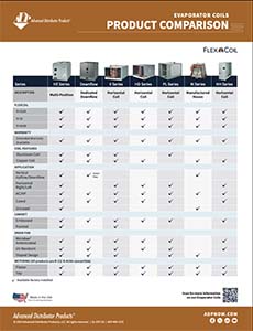 Evaporator Coil Product Comparison